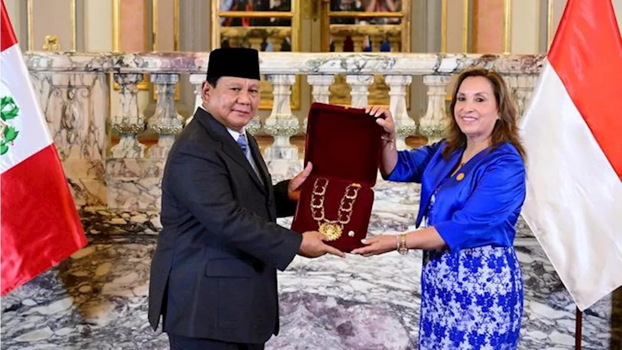 Sederet Hasil Pertemuan Prabowo & Presiden Peru di Lima, Simak!