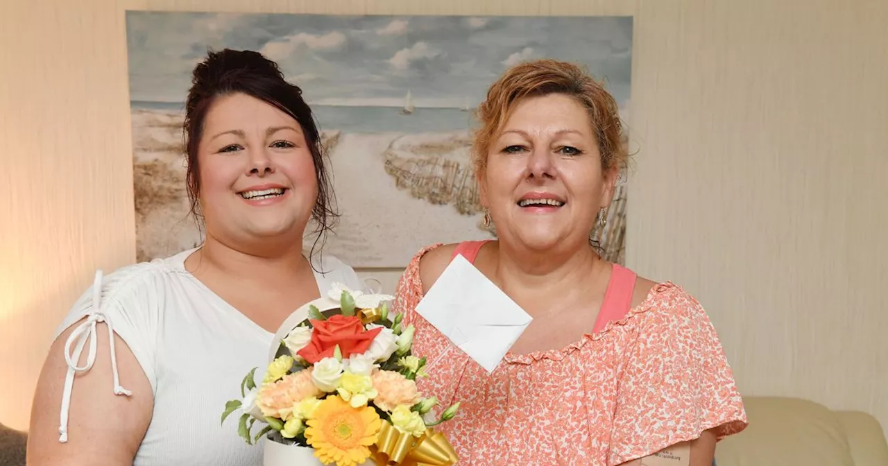 Newmains mum thanks daughter for helping her through health issues