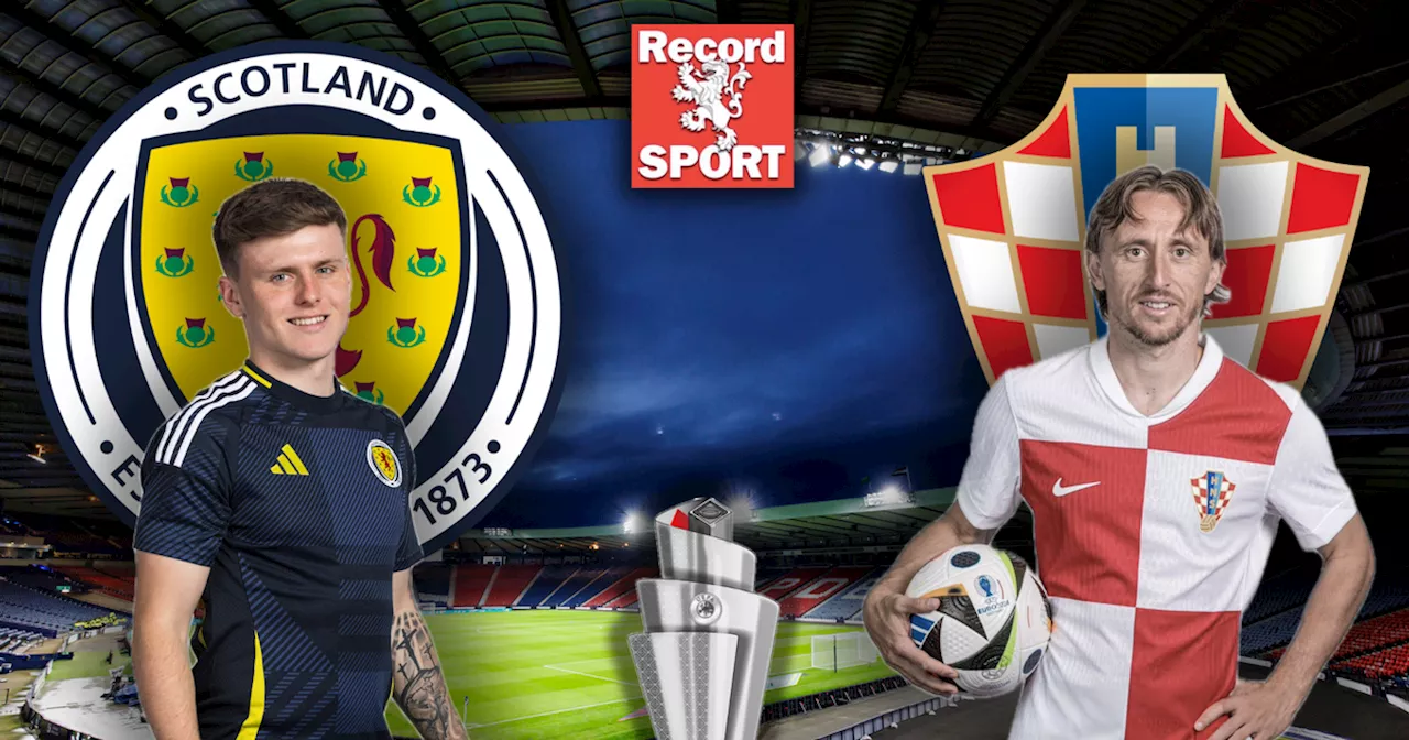 Scotland vs Croatia LIVE score and goal updates from the Nations League clash at Hampden