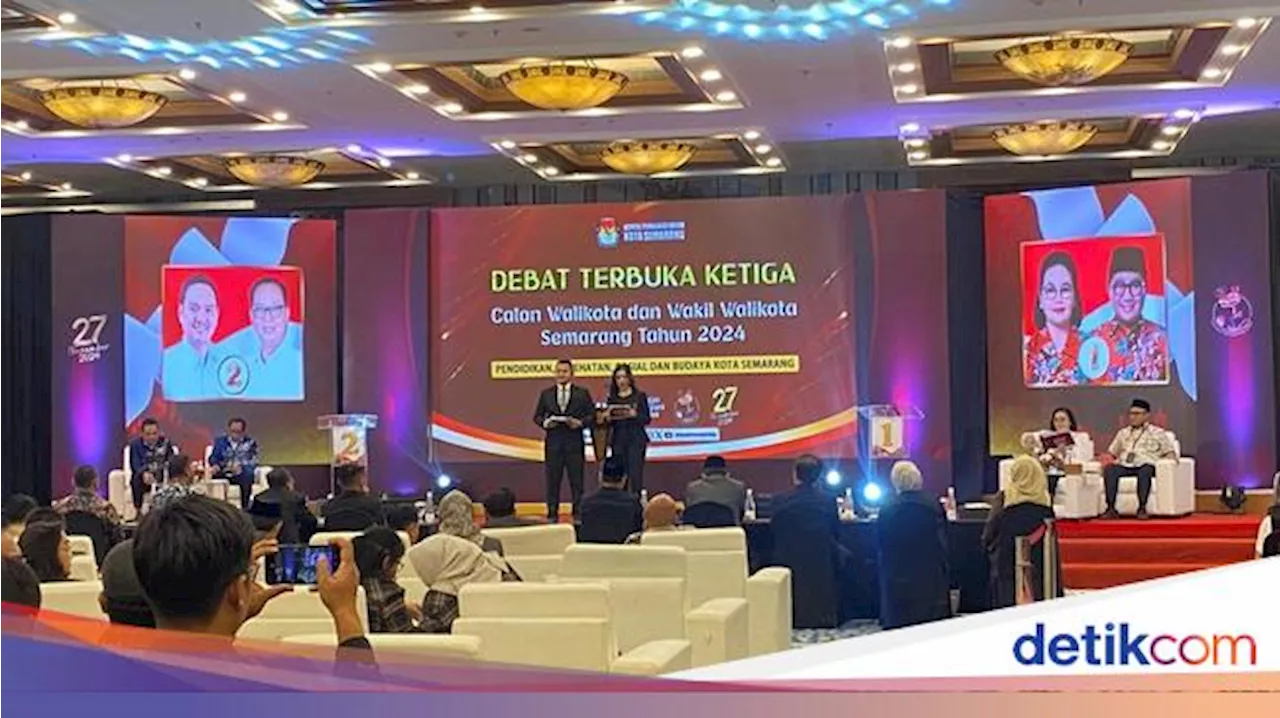 Debat Pamungkas Pilkada Semarang Dimulai, Ketua KPU Ungkap Antusias Warga