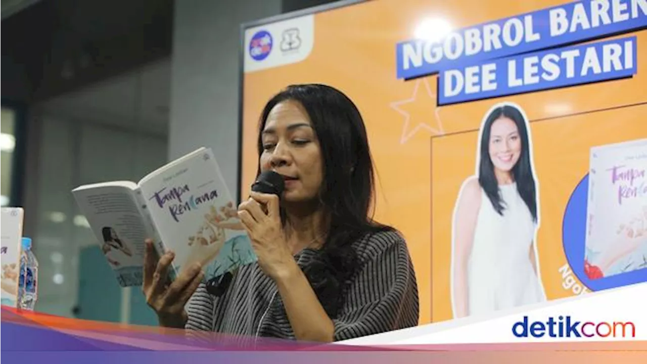 Dee Lestari Ngobrol Buku Tanpa Rencana di Kantor detikcom