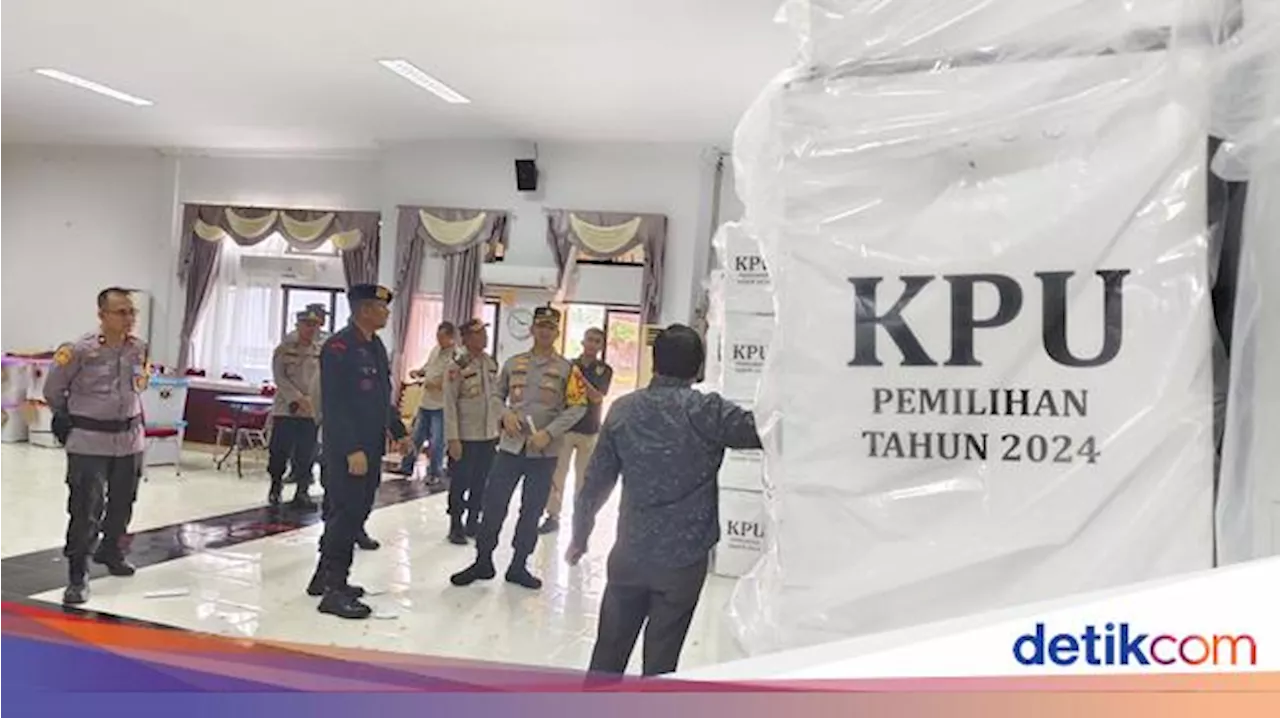 KPU-Kapolres Cek TPS Khusus dan Rawan Banjir di Inhu