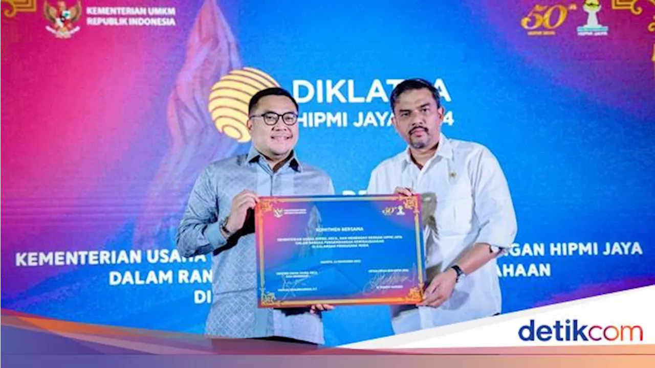 Kementerian UMKM Gandeng HIPMI Jaya Akselerasi Peningkatan Kelas UMKM