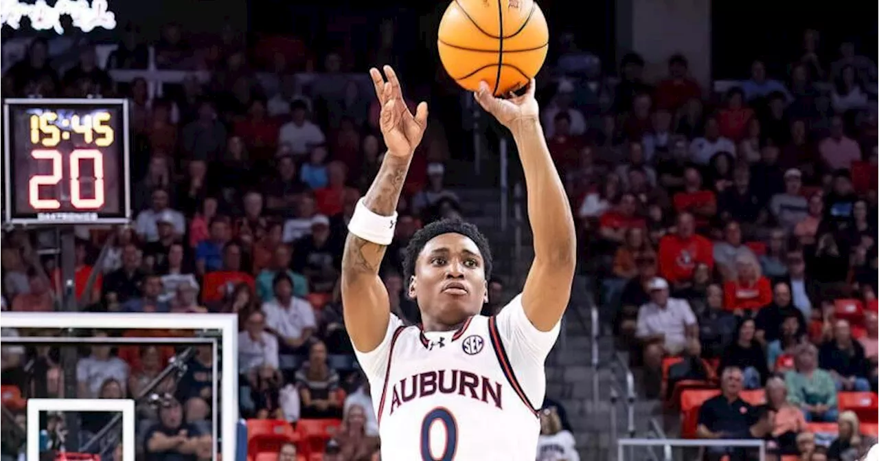 Auburn freshman Tahaad Pettiford unwavering on the big stage