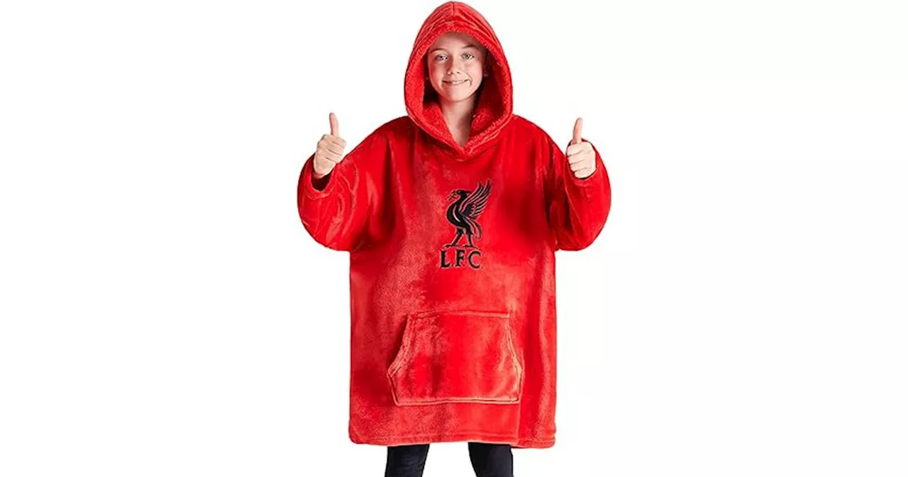 'Excellent quality' Liverpool FC hooded blanket for kids now under £20