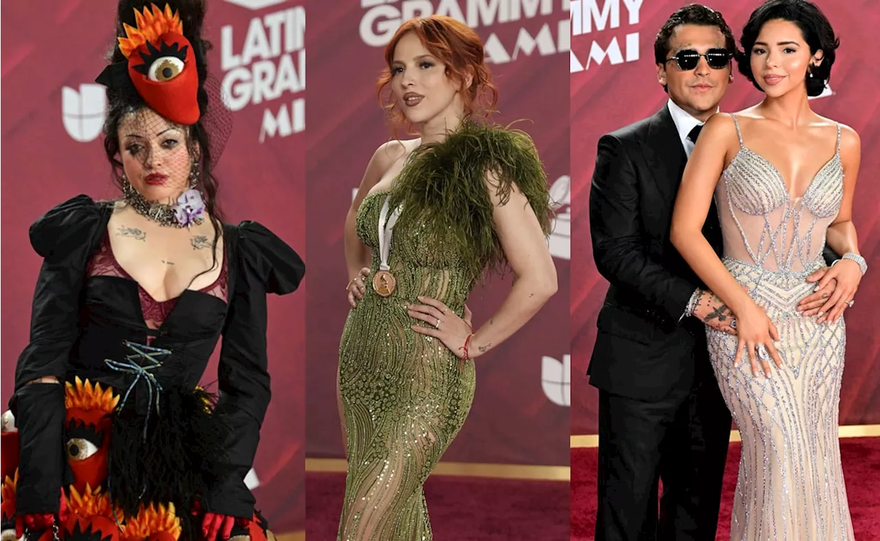 Destaca la presencia femenina en la alfombra roja de los Latin Grammy