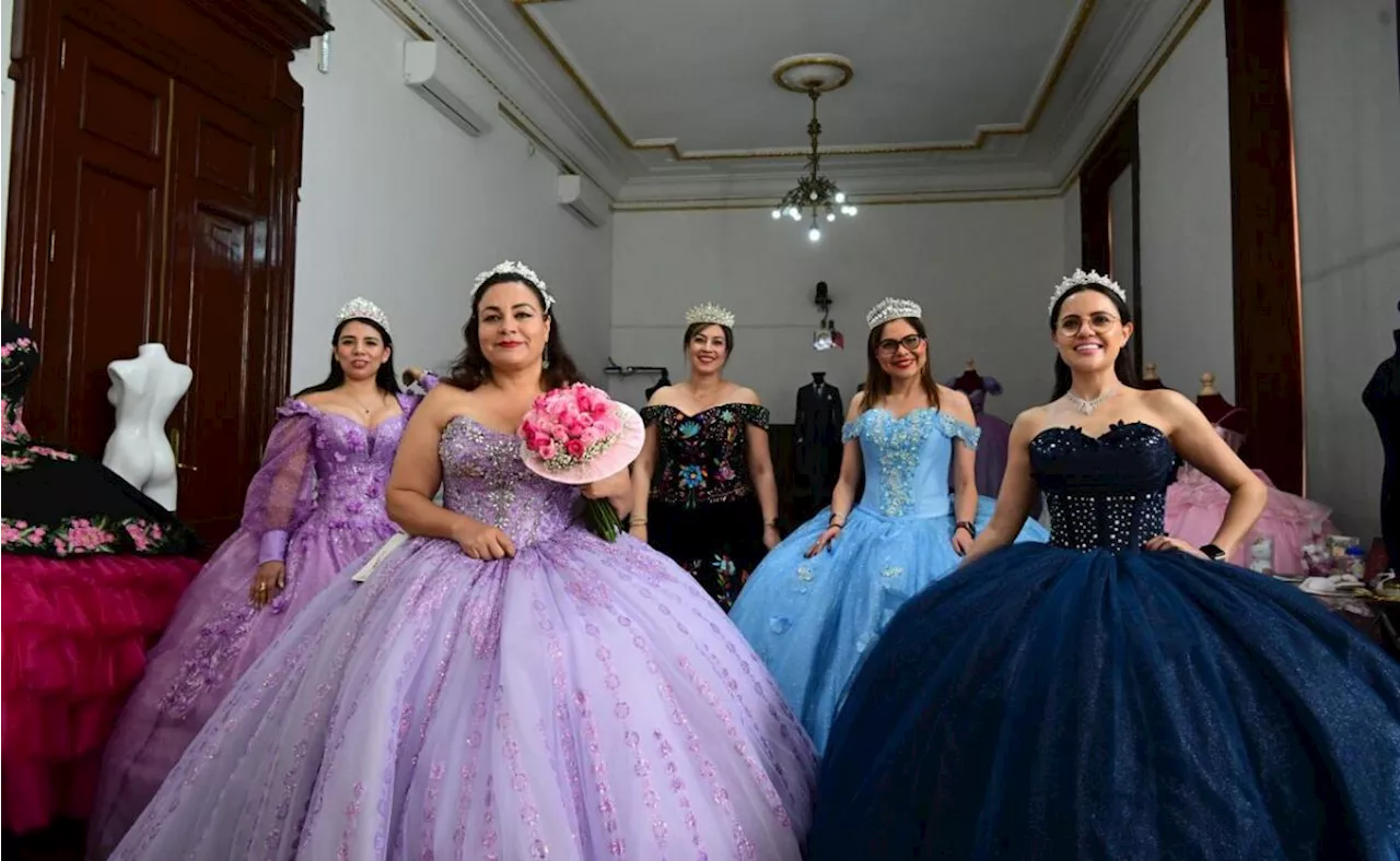 FOTOS: Diputadas de CDMX dejan los trajes y faldas y se visten de quinceañeras: buscan promover a diseñadores locales