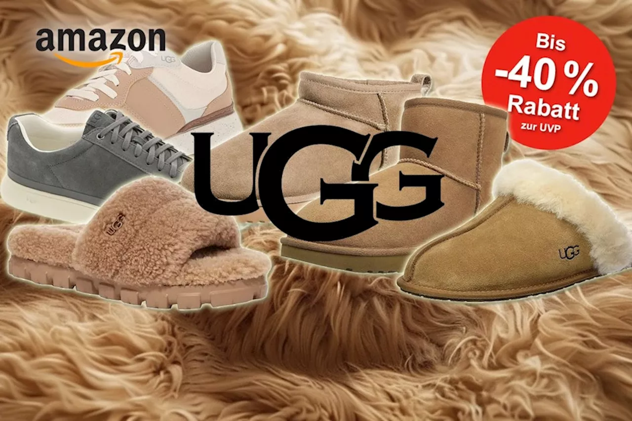 Mega UGG Boots Sale bei Amazon: Jetzt bis zu 40% auf UGG Boots, Sneaker und Hausschuhe sparen