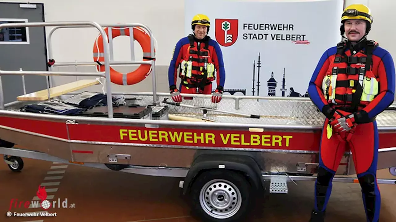 D: 21.000 Euro-Spende ermöglicht neue Ausrüstung für die Strömungsretter der Feuerwehr Velbert