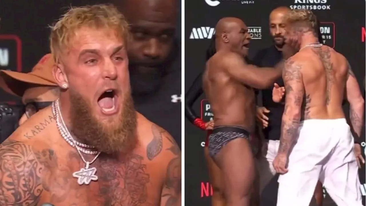 ‘He must die’: Mike Tyson slaps Jake Paul, drama erupts at weigh-in