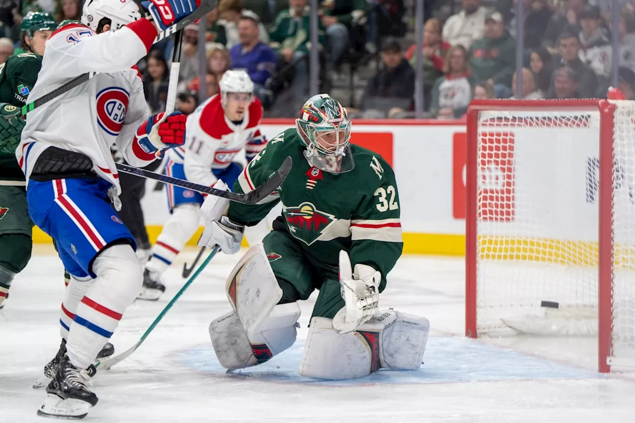 Kaprizov leads Wild to 3-0 win over Canadiens with assist and empty-net goal