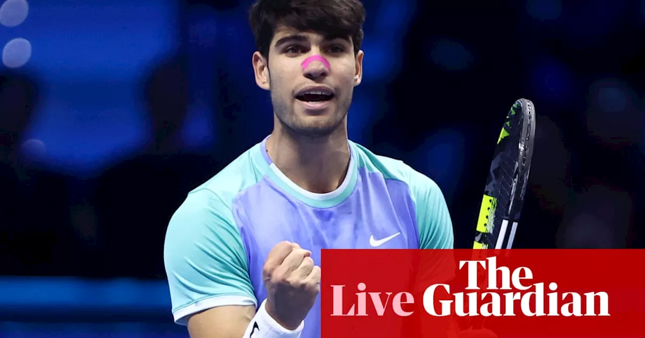 Alexander Zverev v Carlos Alcaraz: ATP Finals tennis