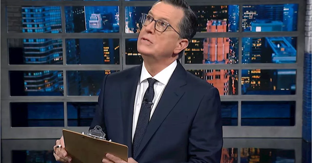 'Dear Santa': Stephen Colbert's 'Only' Postelection Wish Gets Dark In A Hurry