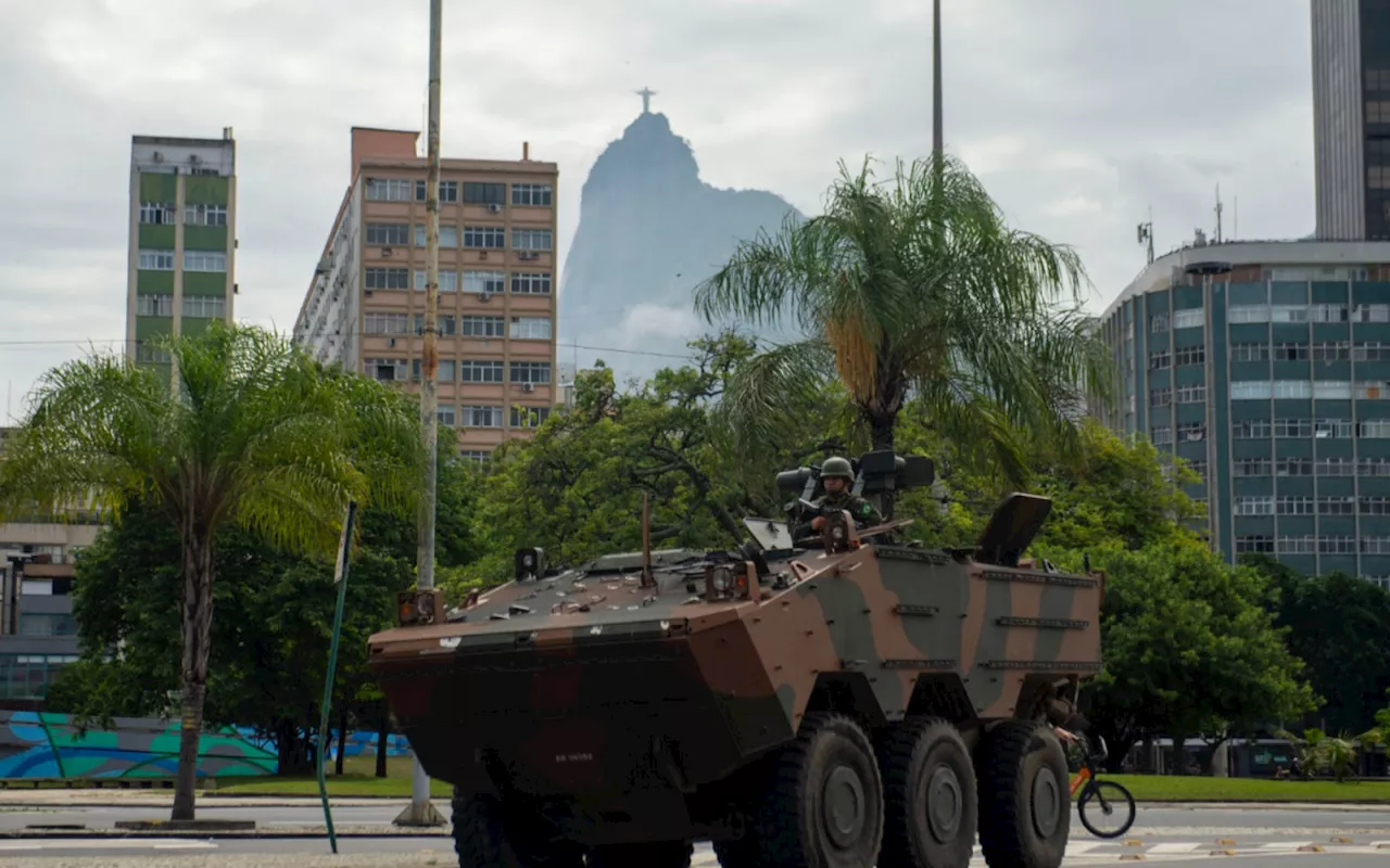 Forças Armadas realizam treinamento no Aterro do Flamengo para a cúpula do G20