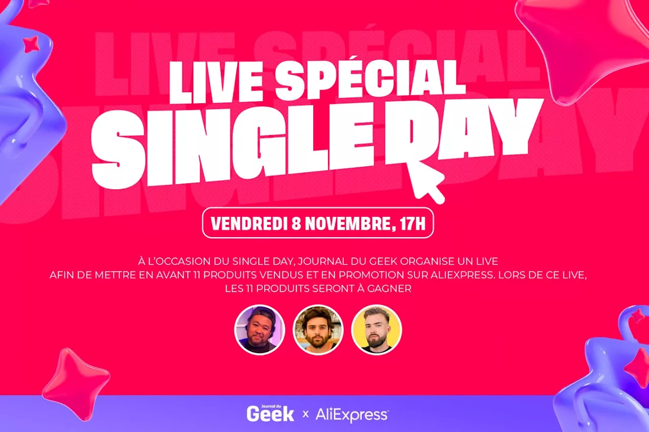 Single Day : revivez notre Live d’exception avec AliExpress !