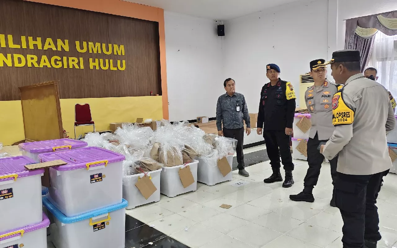 Kapolres Inhu & Tim Pamatwil Polda Riau Cek Kesiapan TPS Khusus