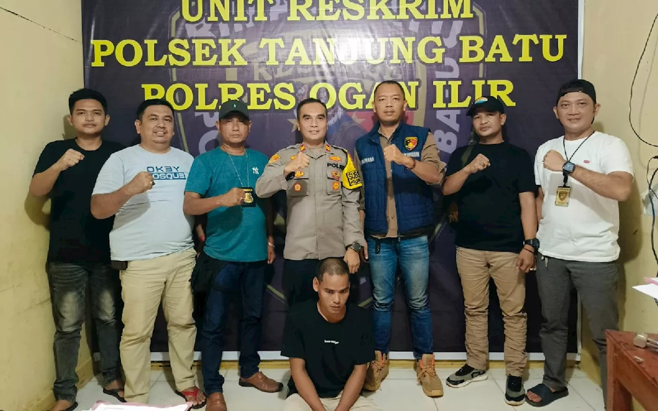 Tim Rimau Polsek Tanjung Batu Tangkap Pencuri Kabel Underground