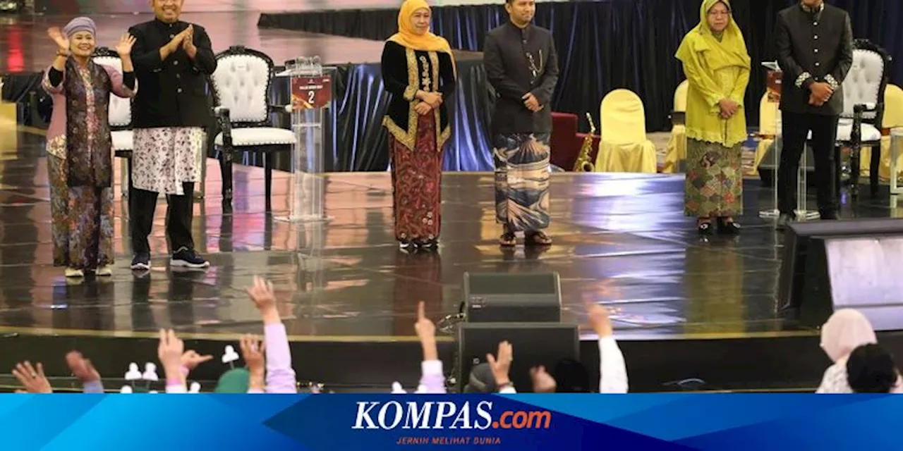 Hasil Survei Litbang Kompas Pilkada Jatim 2024: Khofifah-Emil 52,5 Persen, Risma-Gus Hans 20,9 Persen, Luluk-Lukman 3,8 Persen