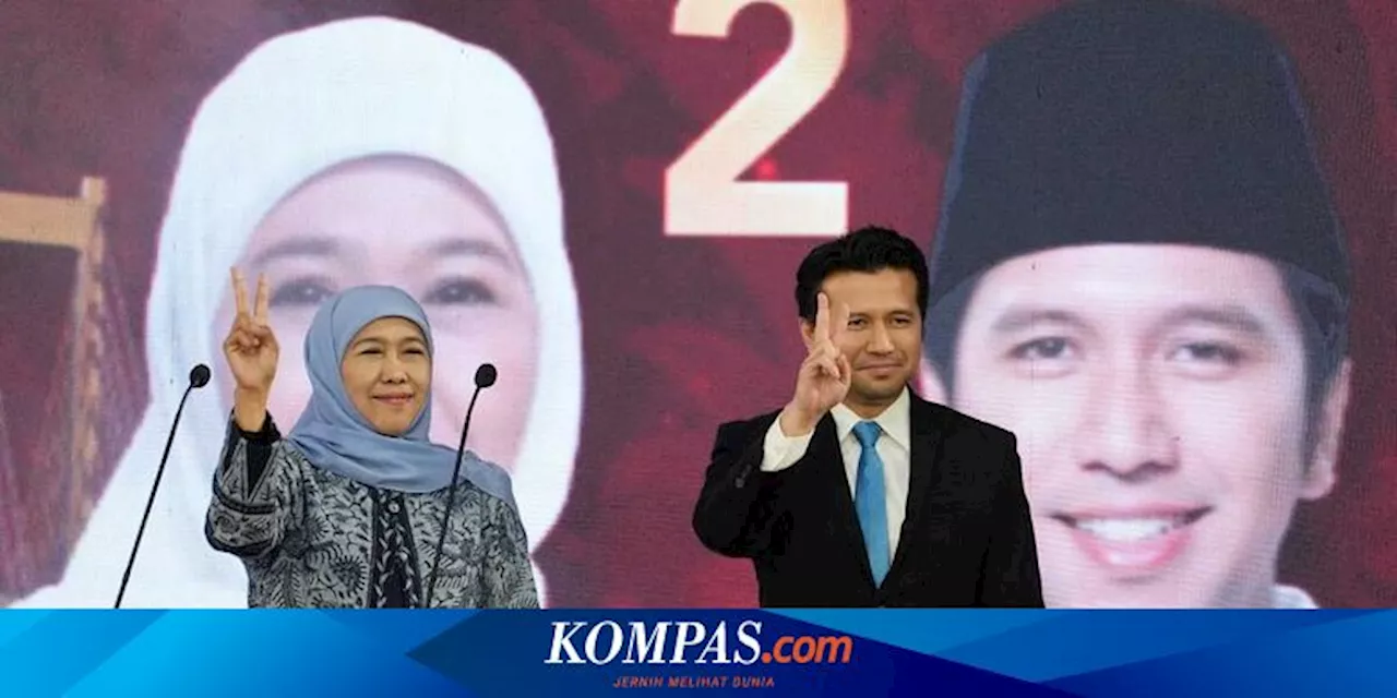 Survei Litbang Kompas Pilkada Jatim 2024: Popularitas Khofifah-Emil Tembus 90,1 Persen