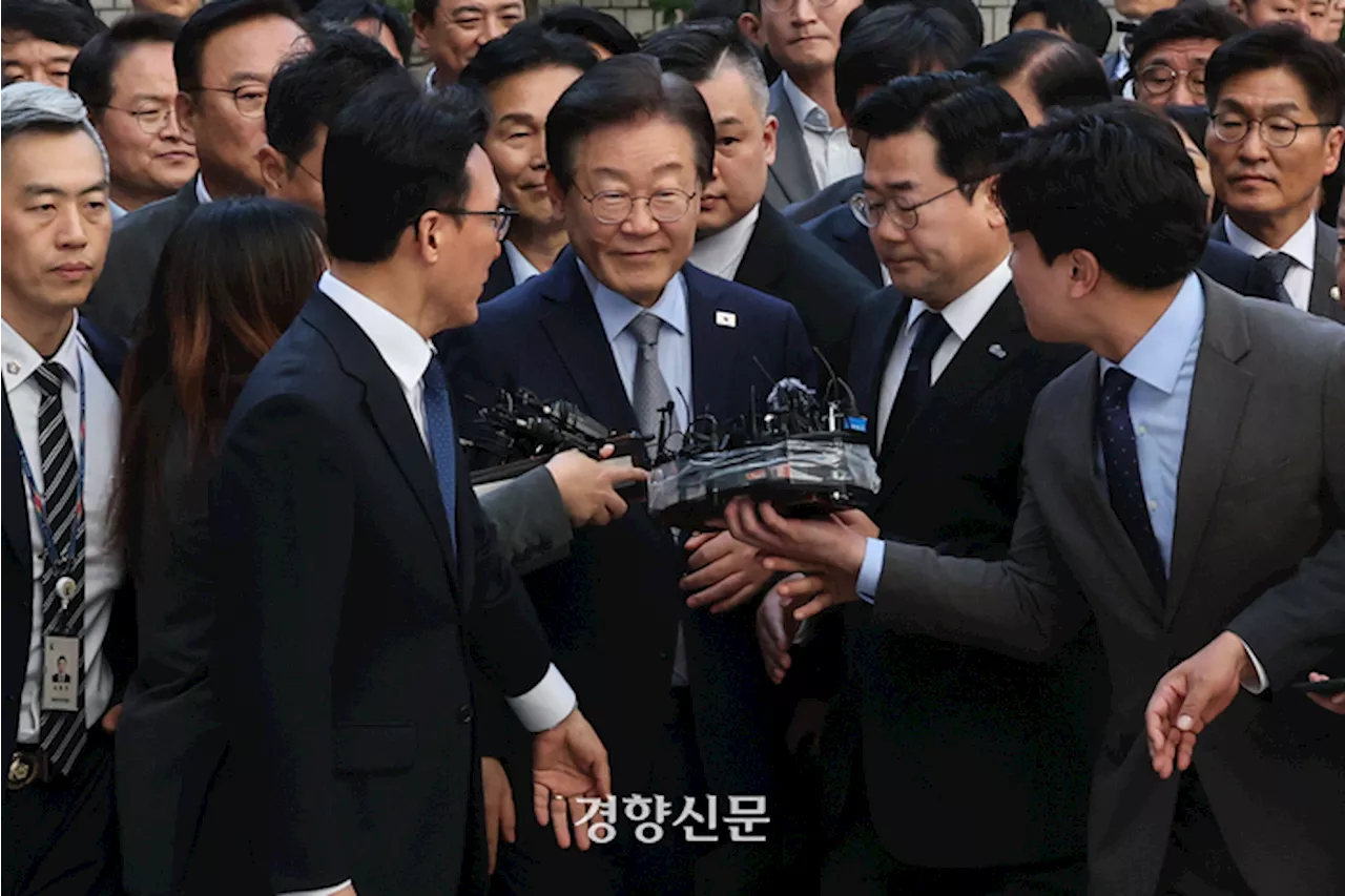 [속보]‘선거법 위반 혐의’ 이재명 1심서 징역 1년·집유 2년···당선무효형