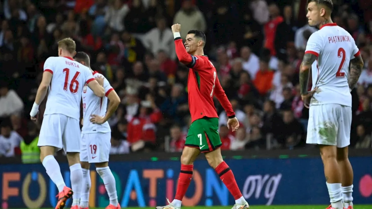 Cristiano Ronaldo domina, e Portugal goleia a Polônia pela Nations League