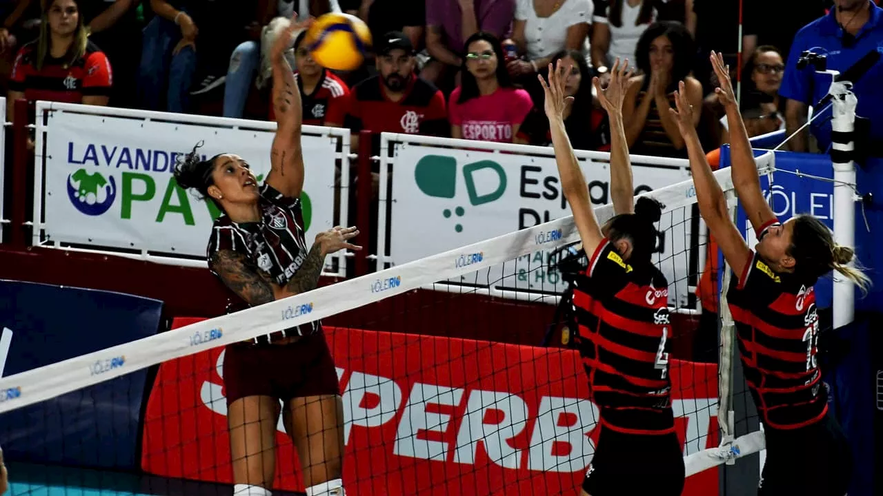 Fluminense x Flamengo: onde assistir e horário do jogo da Superliga Feminina de Vôlei