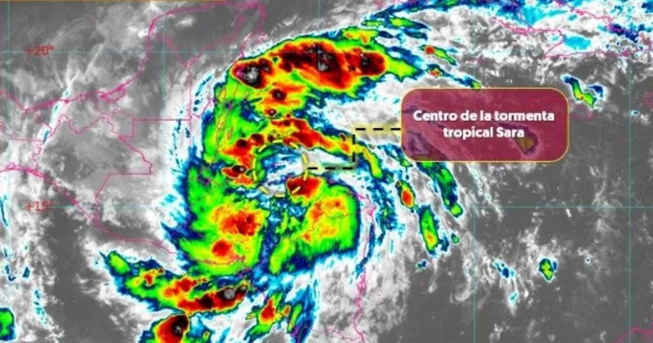 Activan alerta azul en Quintana Roo por tormenta tropical ‘Sara’