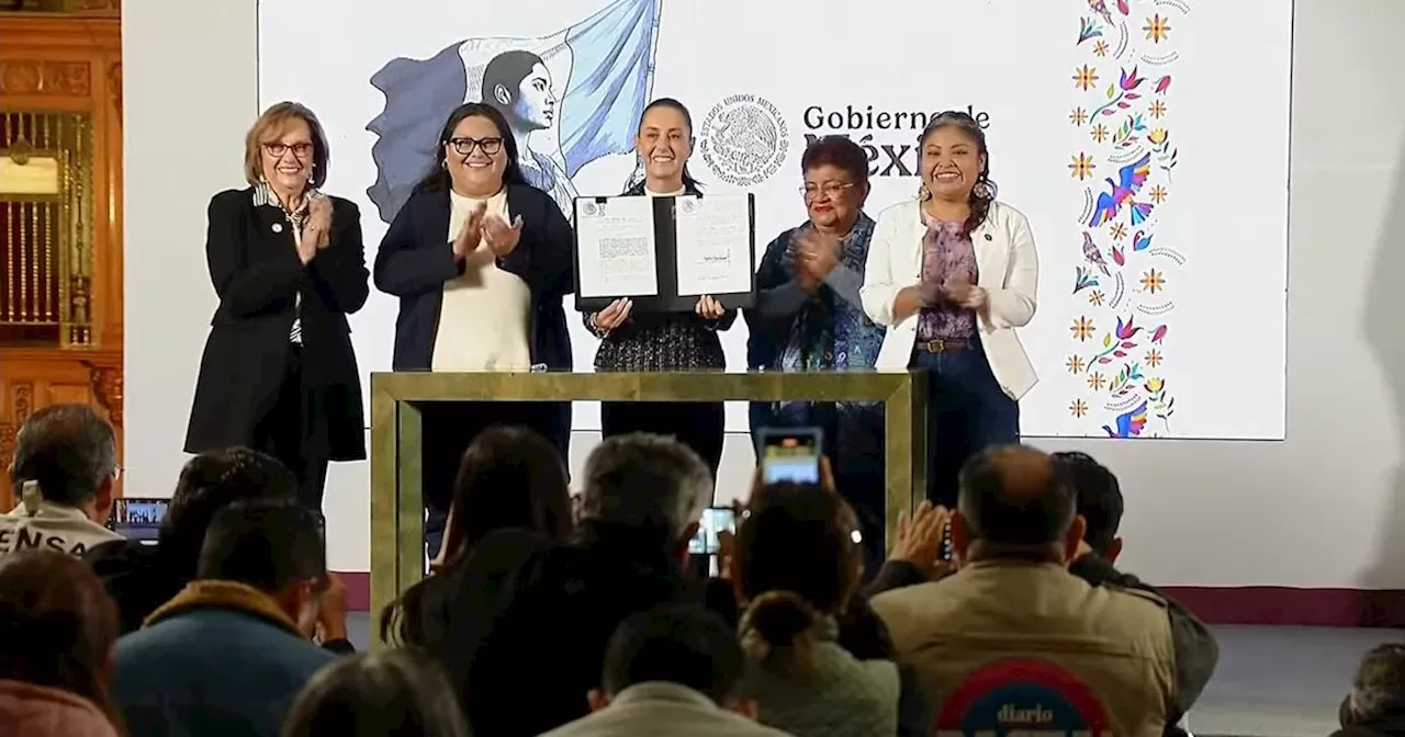 ‘Las mujeres ya estamos en la Constitución’: Sheinbaum; firma decreto para impulsar derechos de este sector