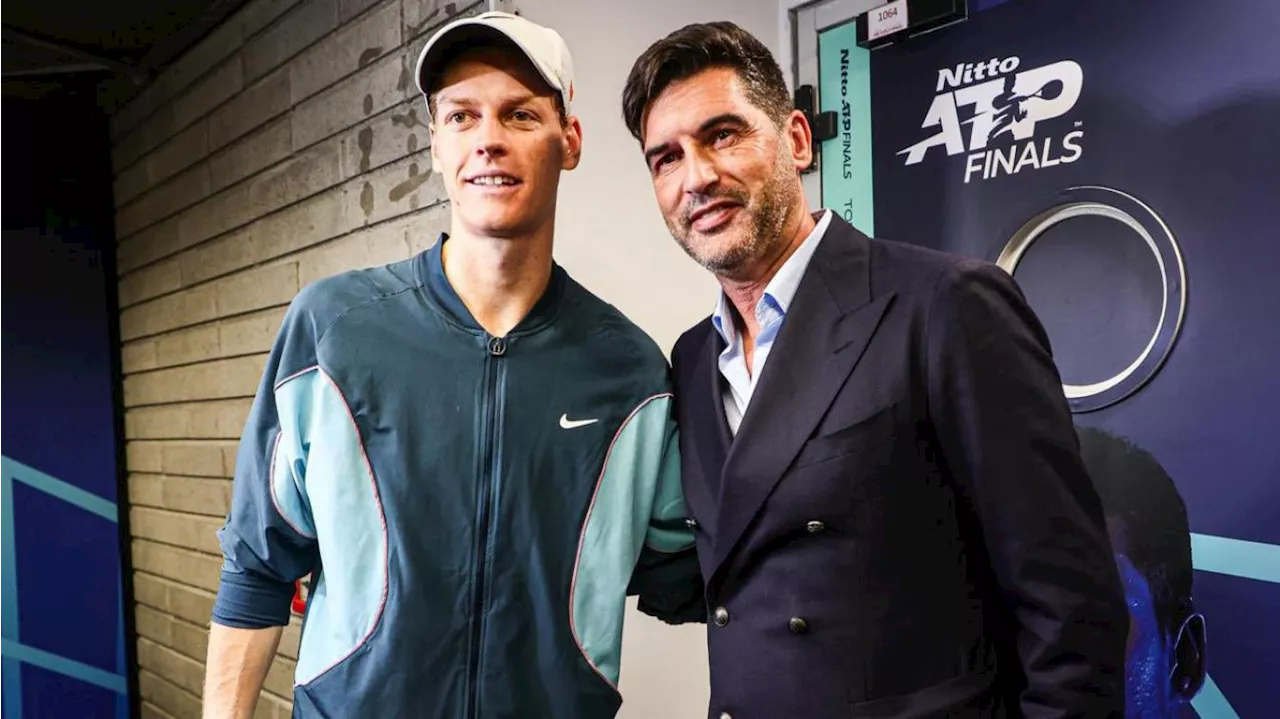 L’ancien coach du LOSC Paulo Fonseca s’affiche aux côtés de Jannik Sinner