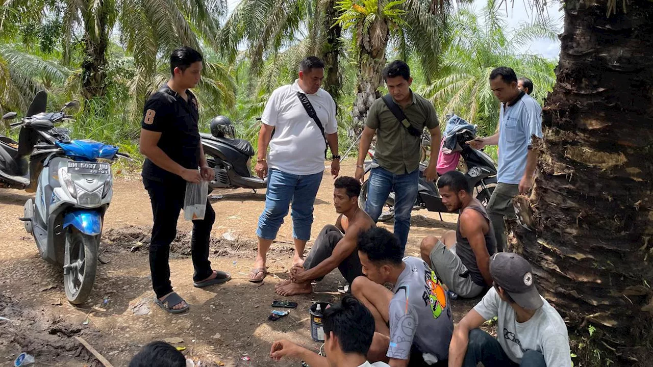 Bersih-Bersih Kampung Narkoba, Polisi Grebek Pesta Sabu di Kebun Sawit