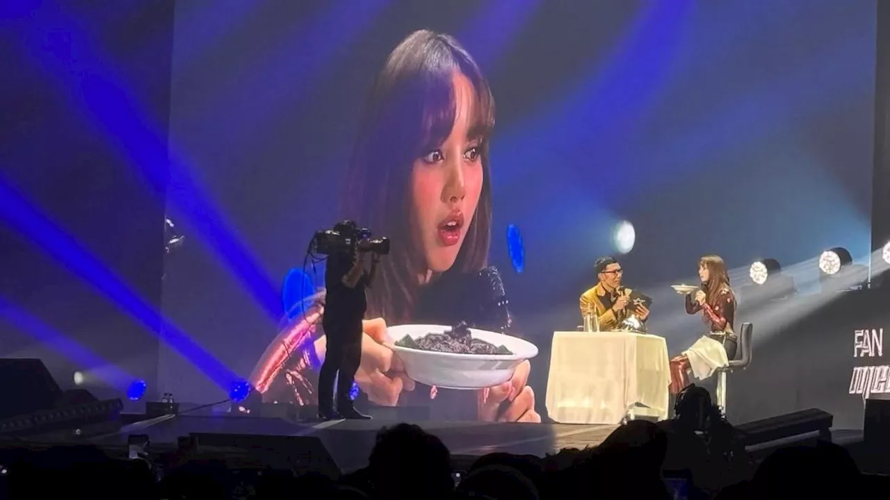 Lisa Blackpink Minta Nasi Panas Saat Cicipi Rendang di Fan Meetup Jakarta