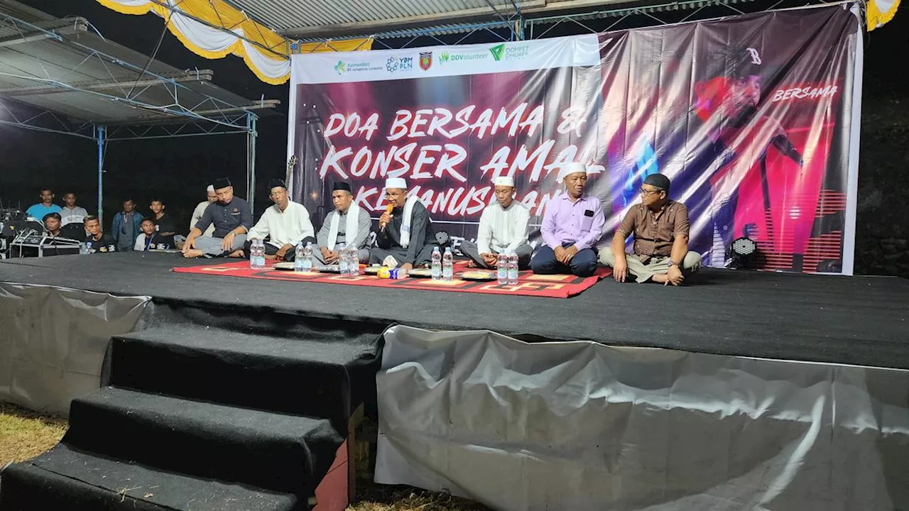 Peduli Kemanusiaan, Dompet Dhuafa Gelar Doa Bersama dan Konser Amal di Maluku Tengah