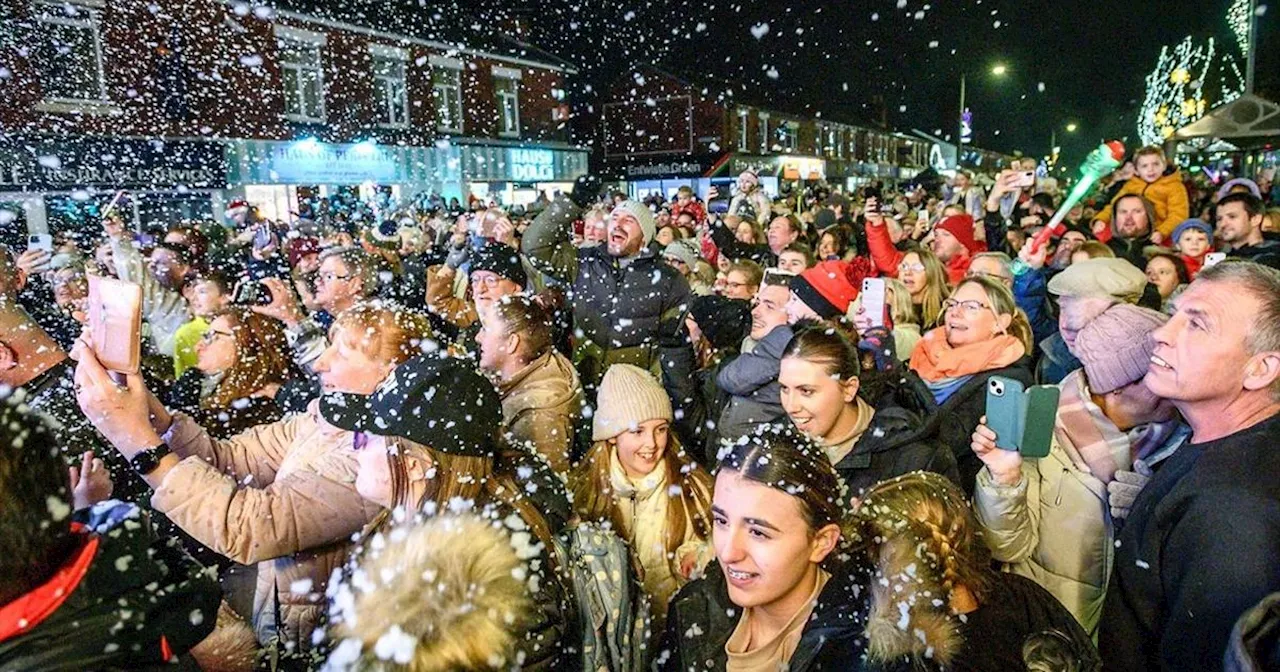 Lancs Christmas lights switch-on events including Corrie and Boyzone favourites