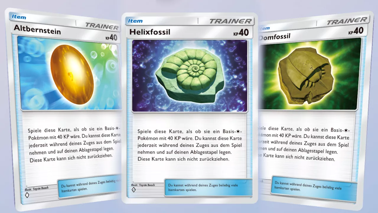 Pokémon TCG Pocket: Wozu sind Fossilien gut?