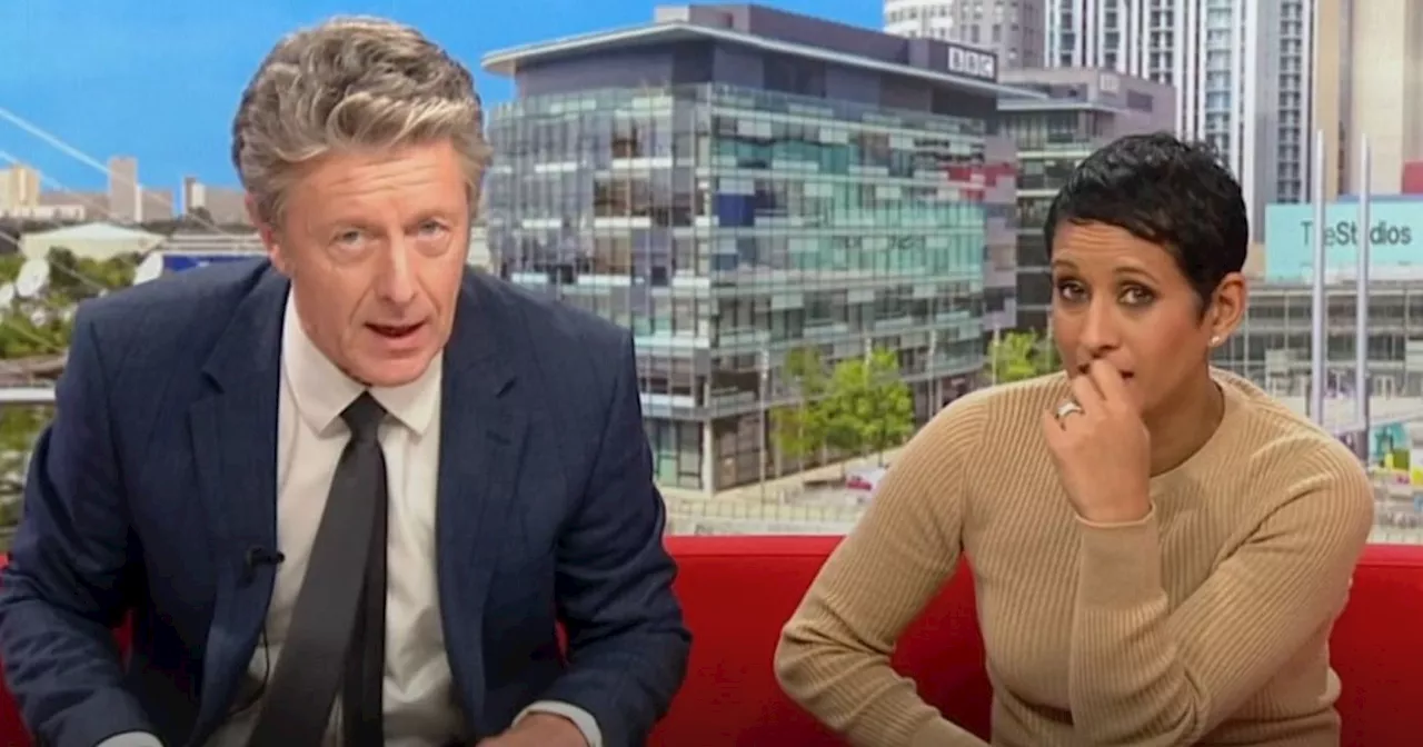 BBC Breakfast's Naga Munchetty apologises as Charlie Stayt forced to take over