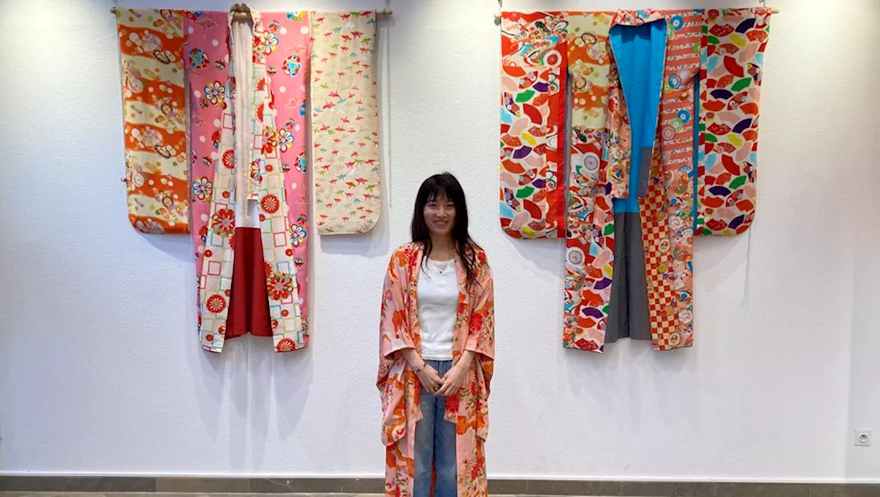 A la maison de la région à Nîmes, Hiroko Sakamoto et l’art des kimonos hyakutoku