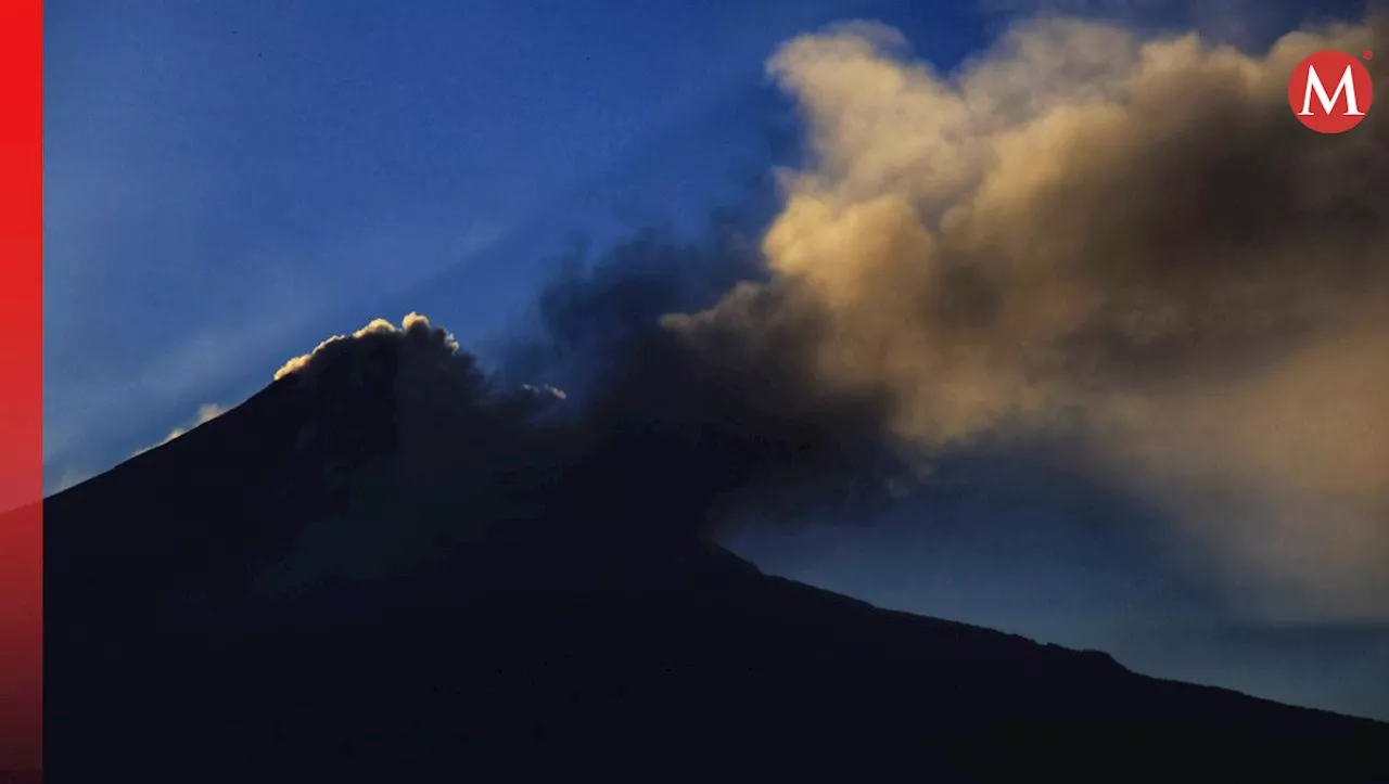 Volcán Popocatépetl HOY: Cierra la semana con 22 exhalaciones y caída de ceniza en Puebla