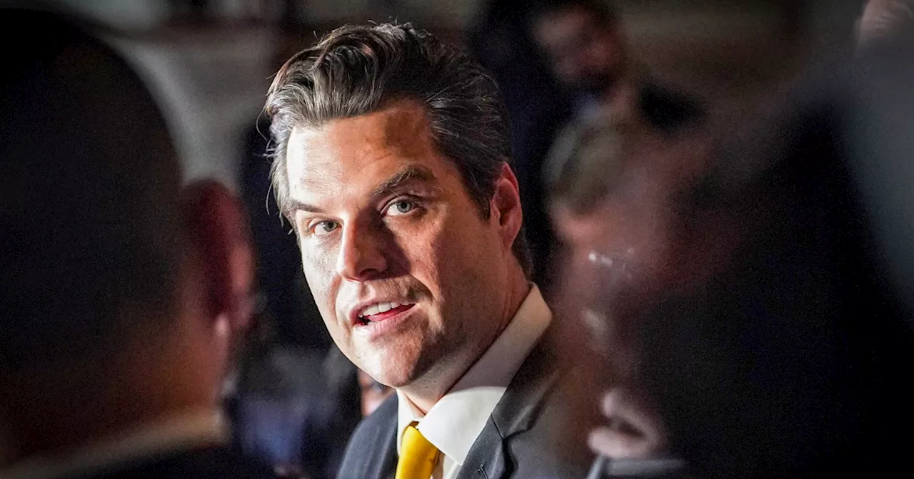 Matt Gaetz, Trump’s pick to oversee Jan. 6 cases, backed rioters and spread conspiracy theories