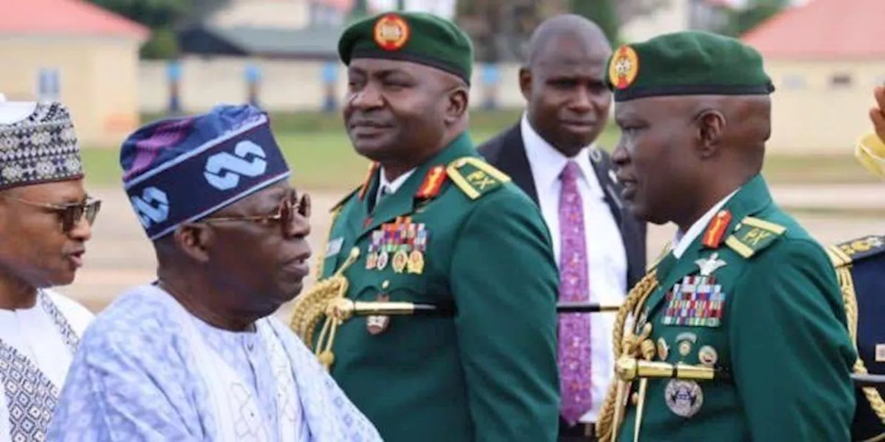 BREAKING: President Tinubu Honours Late Chief of Army Staff at Burial Ground [VIDEO]