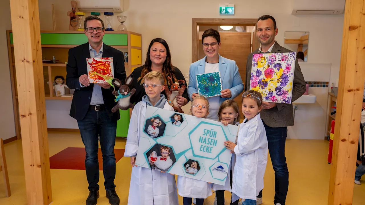 Erste Spürnasenecke des Landes im Kindergarten Hernstein eröffnet