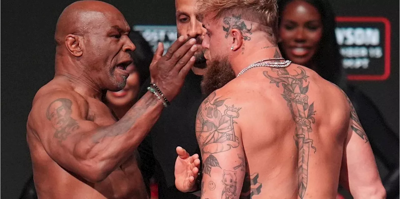 Vor Boxkampf: Mike Tyson ohrfeigt Jake Paul