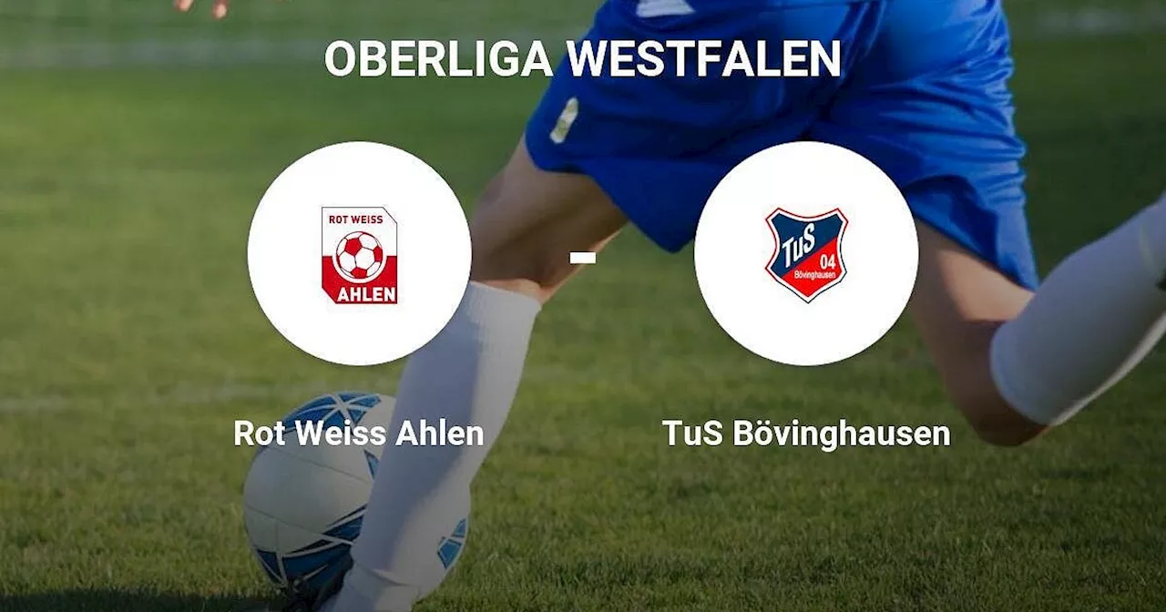 Rot Weiss Ahlen bietet TuS Bövinghausen Paroli