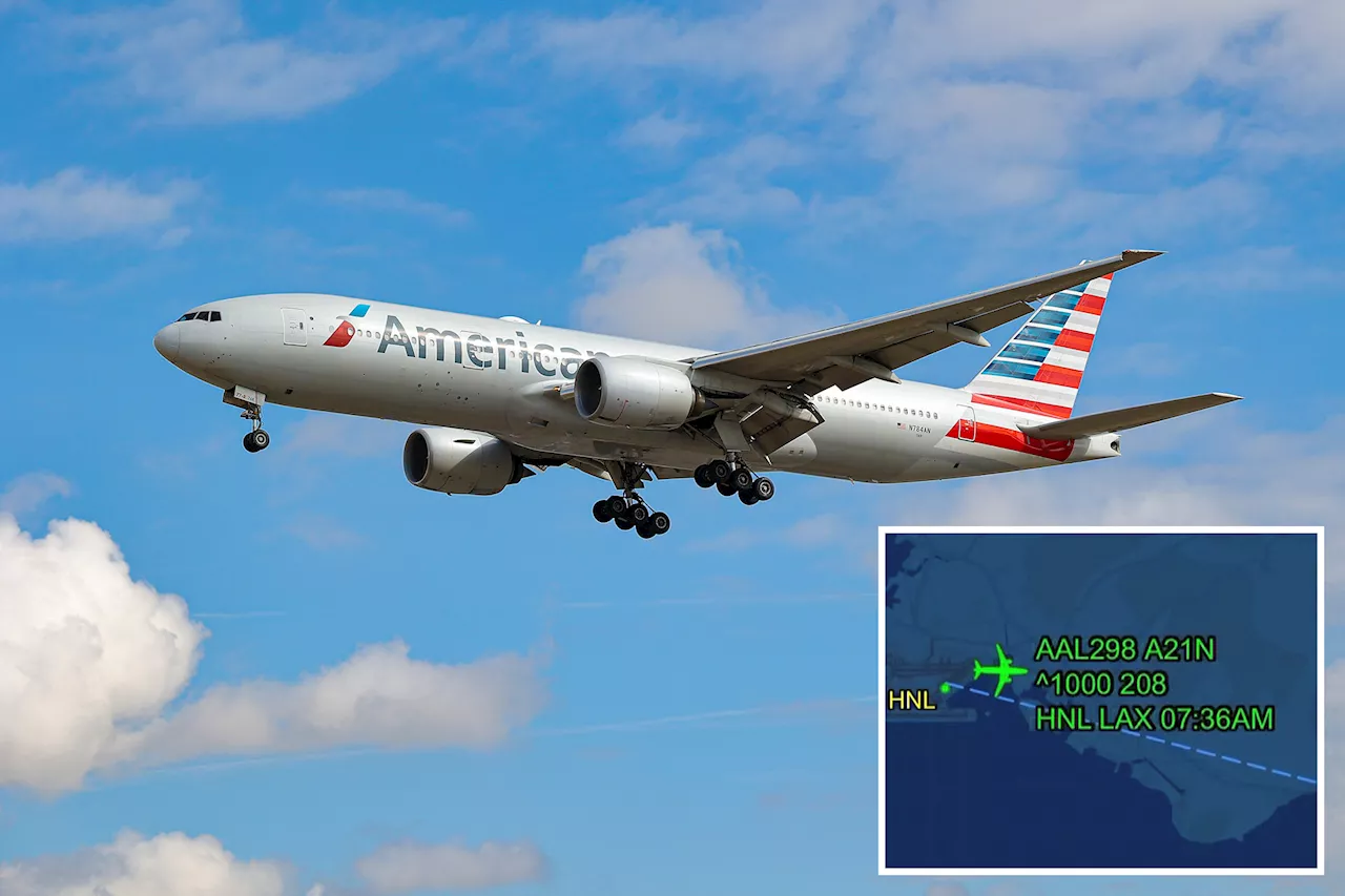 American Airlines plane narrowly avoids crashing into Hawaii mountain range