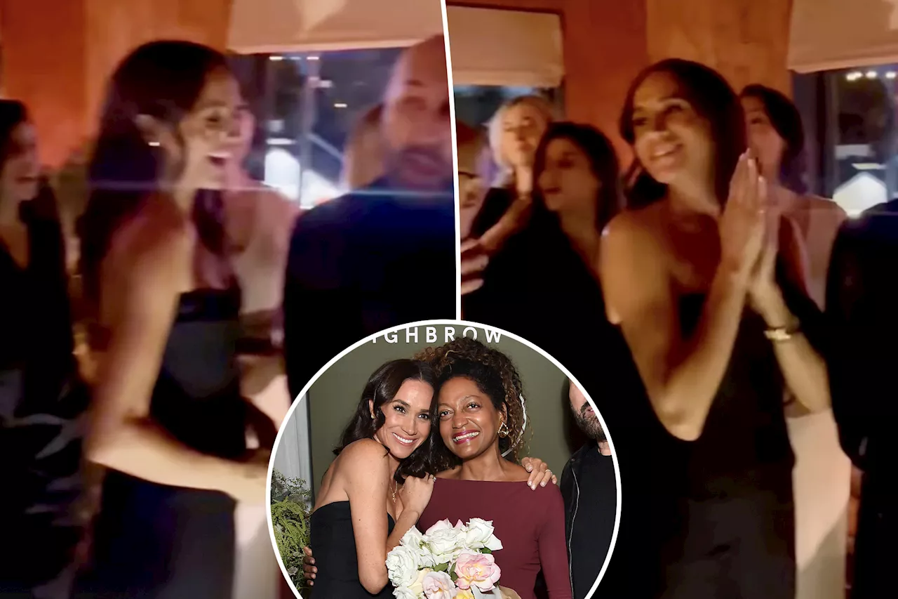 Meghan Markle dances with close pals during night out in LA — without Prince Harry