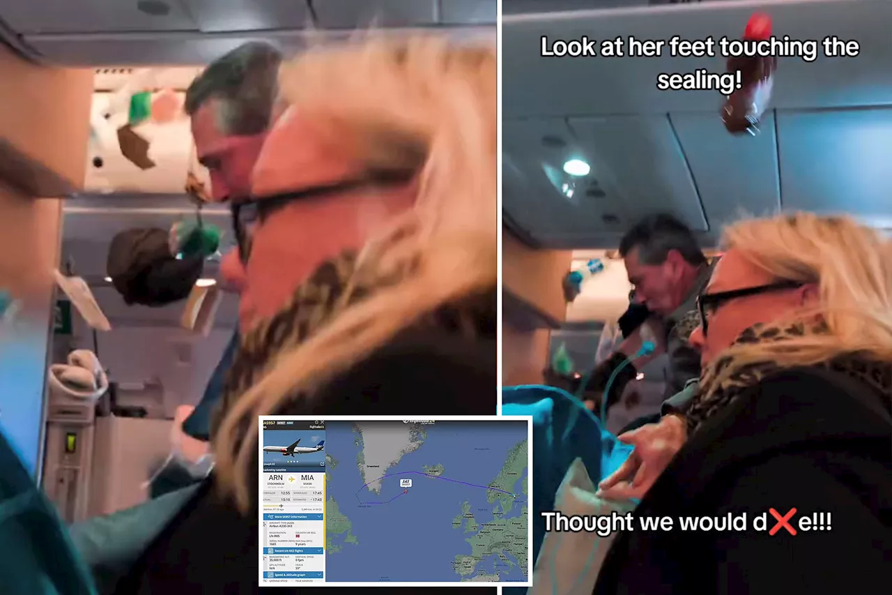 Terrifying video shows passengers screaming in fear when severe turbulence kicks them from their seats: 'Thought we would die'