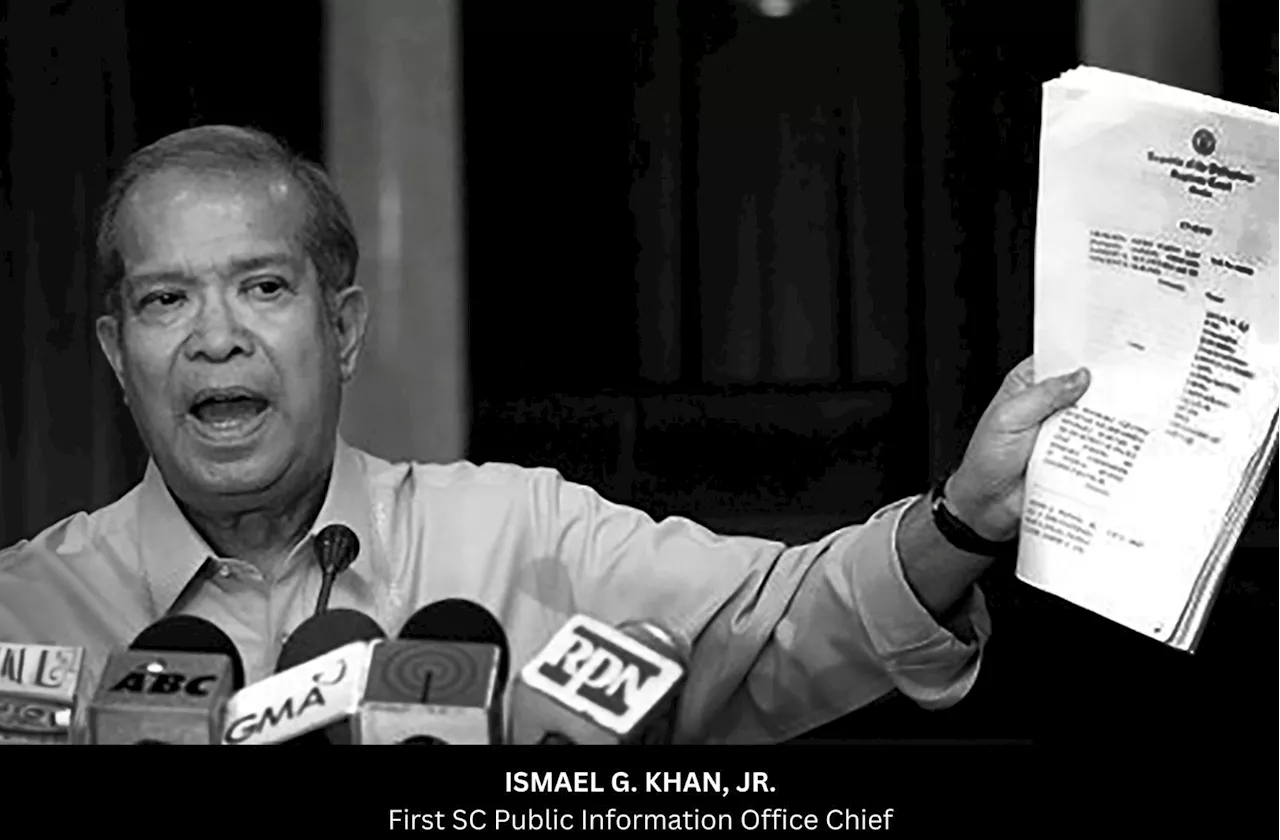 Ismael Khan, Supreme Court’s first information chief, dies