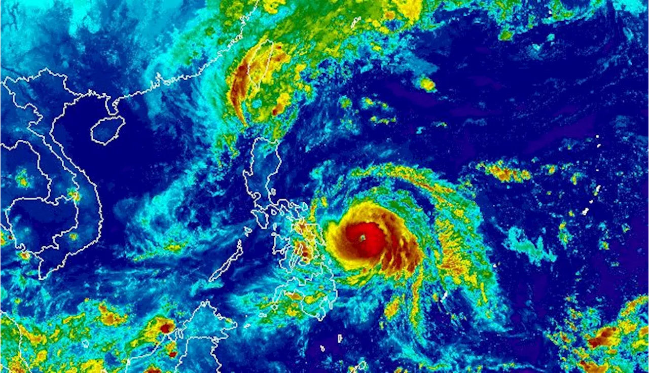 Typhoon Pepito continues to strengthen over Philippine Sea