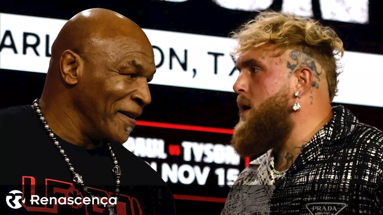 Combate de Mike Tyson contra influencer Jake Paul acontece este sábado de madrugada