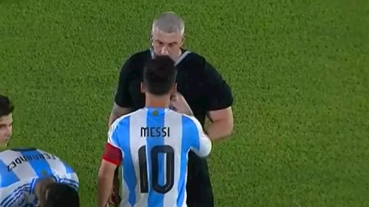 Argentine: la colère noire de Lionel Messi contre l’arbitre lors de la défaite au Paraguay