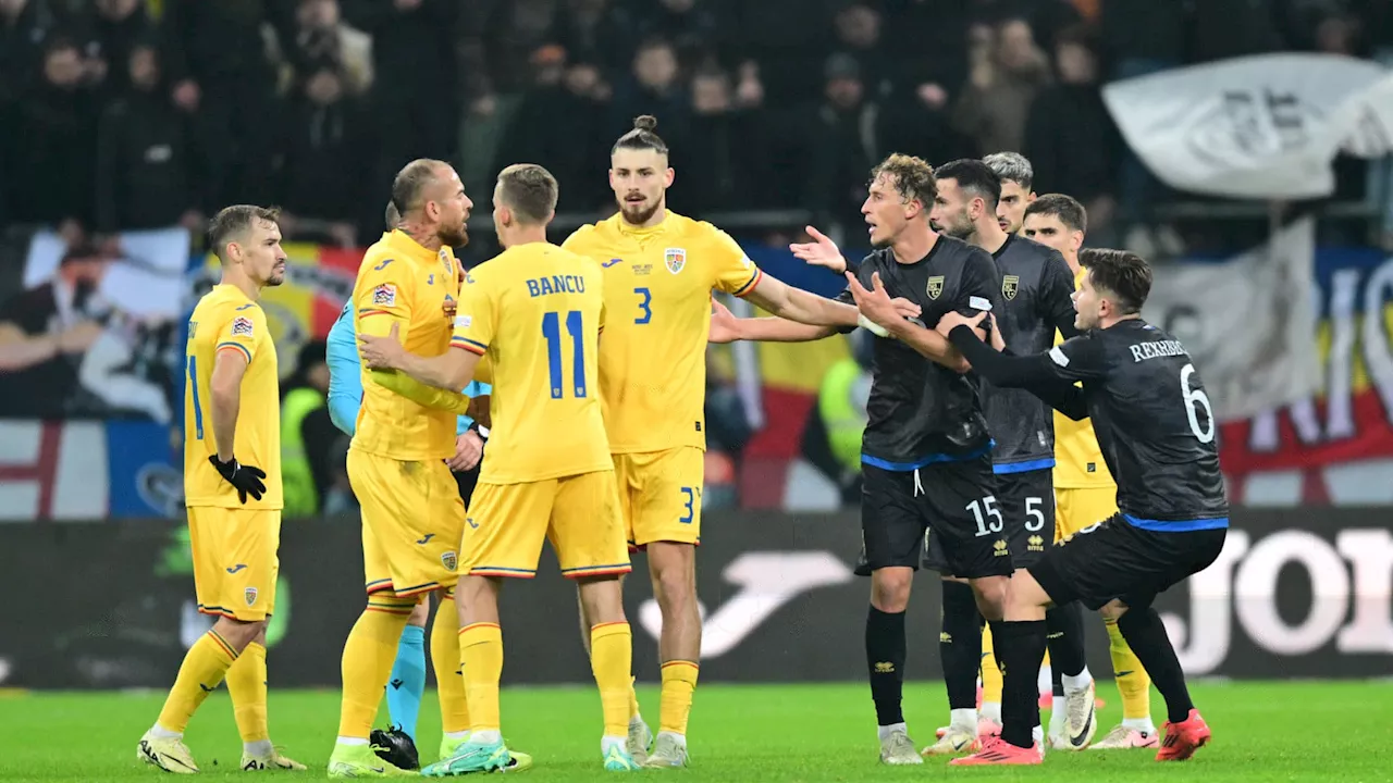 Ligue des nations: confusion à Bucarest, le match Roumanie-Kosovo arrêté après des chants anti-kosovars